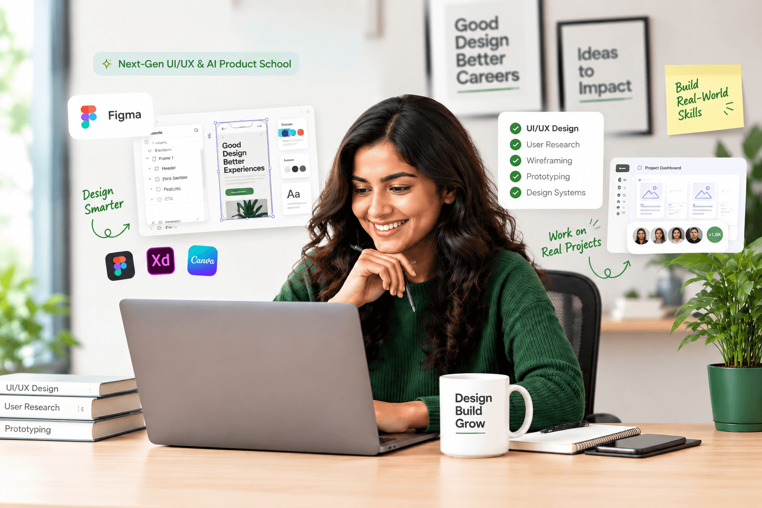 Become a Job-Ready UI/UX Designer - Next-Gen UI/UX & AI Product School